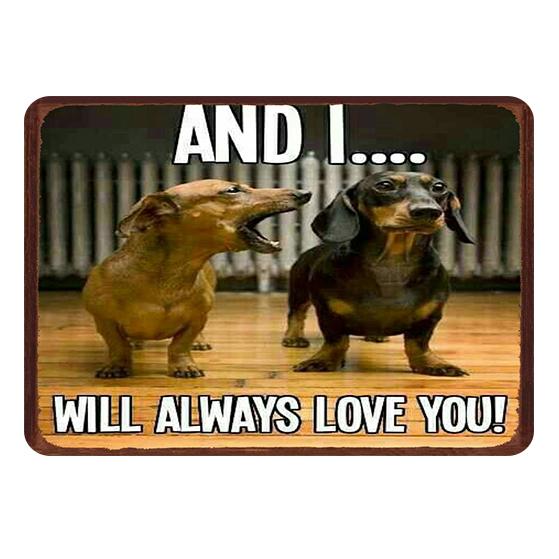 

Собака поет, винтажная металлическая жестяная пластина, картина Петра, украшение для стены, зоомагазин, дом 20x30cm