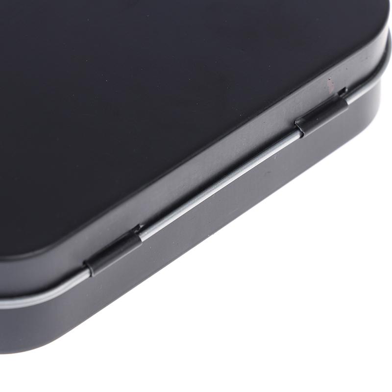 Trusă de supraviețuire Tină Mică goală Metal Tin Flip Cutie de depozitare Cutie Organizator pentru chei de bomboane de bani