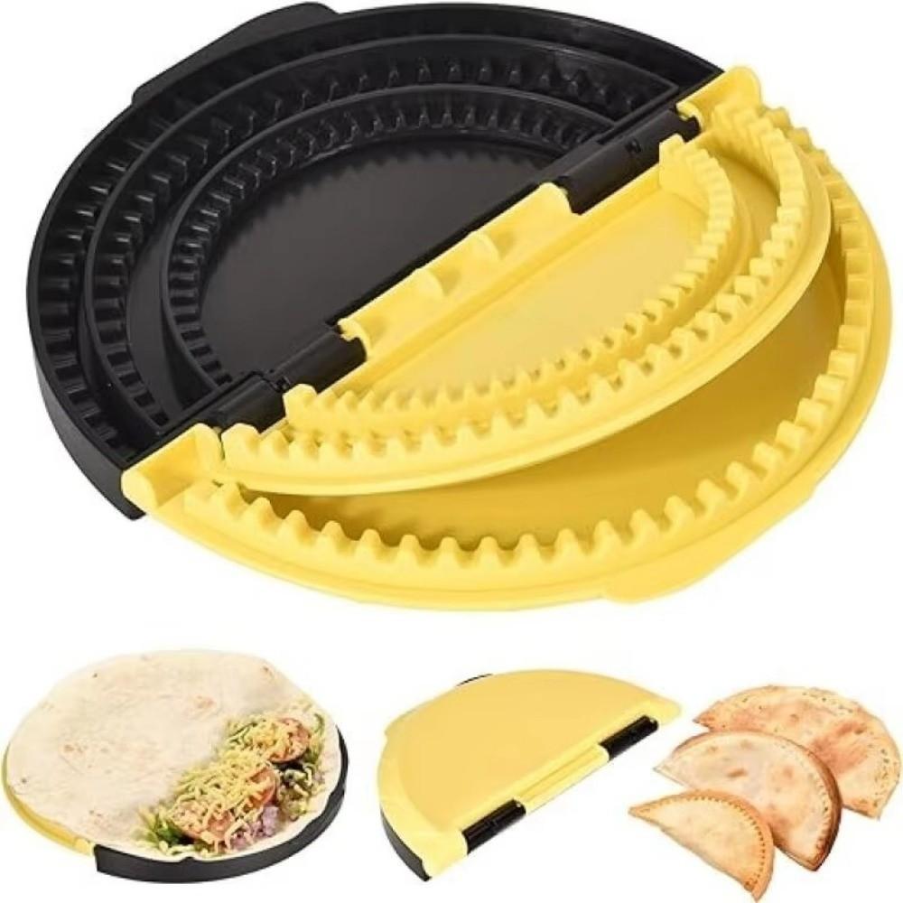 3-in-1 Tortillaversiegler & Bördelgerät Manuelle Presse Tortillaform 3-in-1 Sandwichform Dessertzubereitung