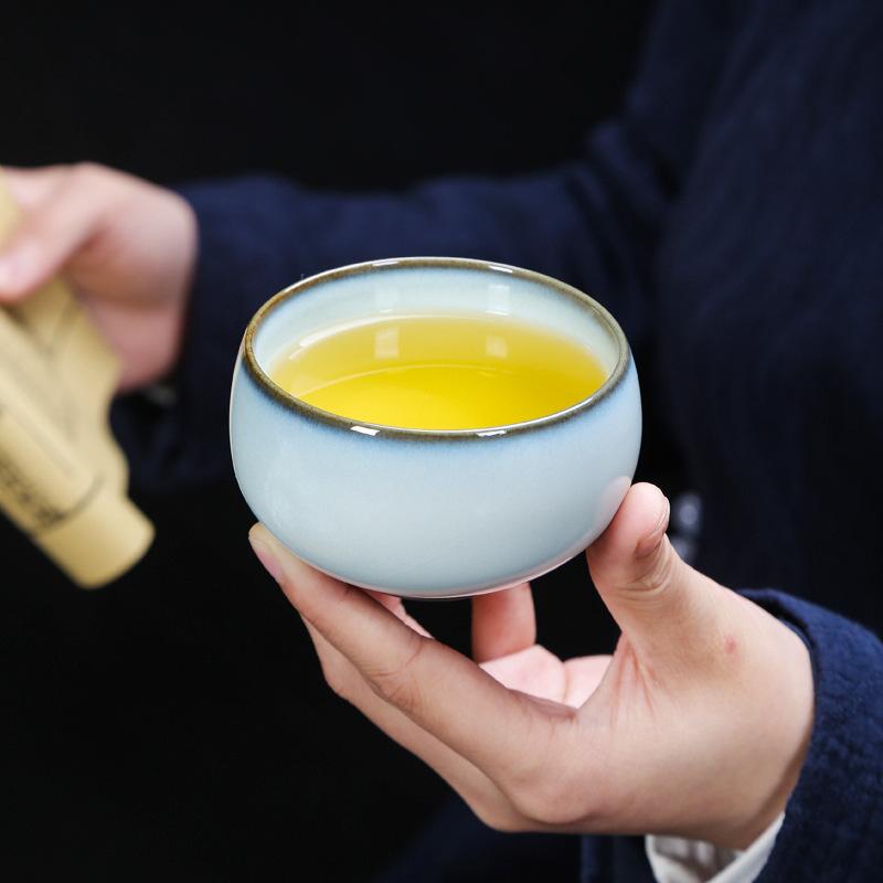 ברזל גלגל רשמי טיאנקינג קרמיקה קונג פו סט תה טעימה אישית ג'ון קילן סגנון סיני ג'יאן מאסטר כוס