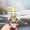 Kasane Teto Plush Anime Peripheral Twistable Shape Cotton Doll Hatsune Miku Stuffed Internal Wire Soft Cute Teto Plush Toy Gifts