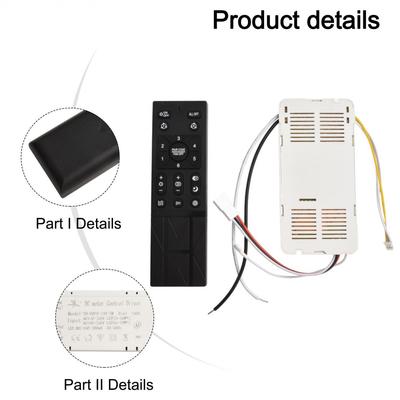 Remote Control For Ceiling Fan Light Adjustable Speed 6 Speed Settings