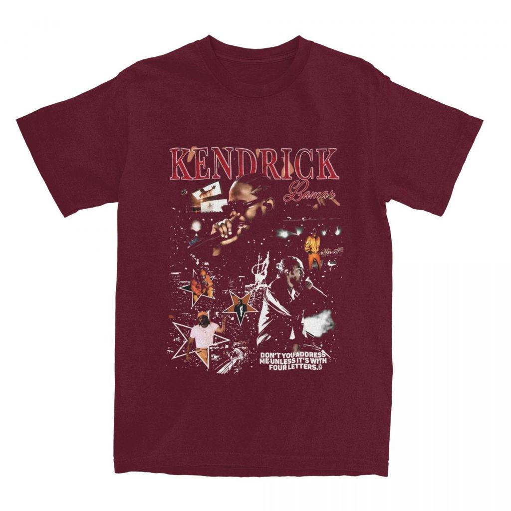 Kendrick Lamar Rap Hip Hop Merchandise T-Shirts for Men Women Leisure 100% Cotton Graphic Print Tees