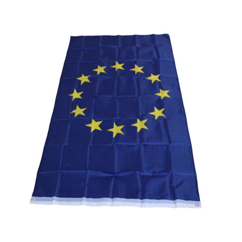 Tessuto di poliestere dell'Unione Europea Pongee 90 * 150 cm Bandiera dell'Unione Europea Decorazione della bandiera della casa della Turchia