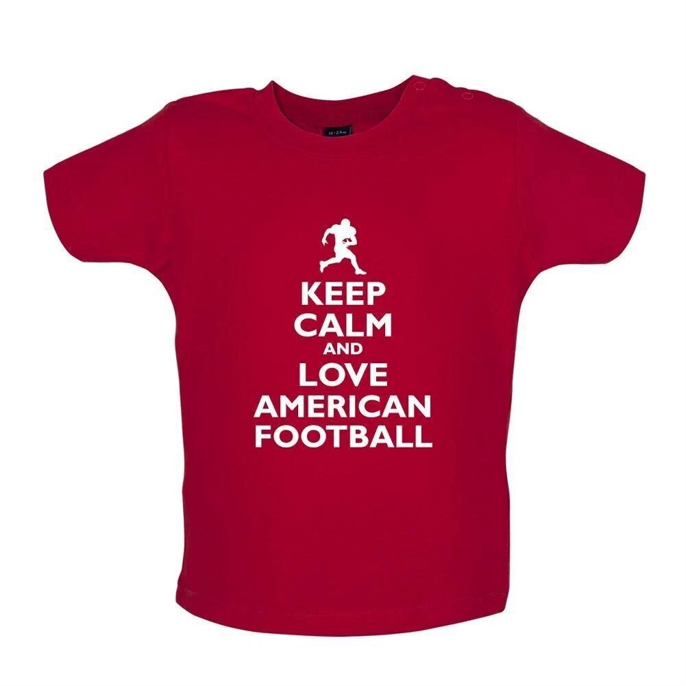 

Keep Calm and Love American Football - Baby Kids Boys Girls Unisex T-Shirt / Babygrow - Player love Fan 110