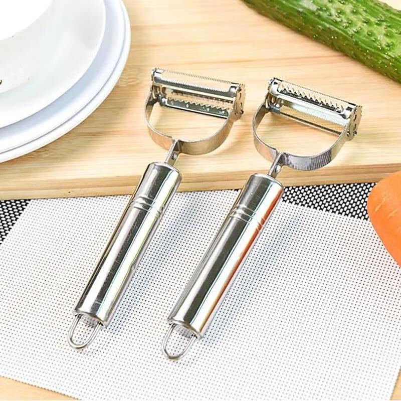JingJingRS 2-in-1 Stainless Steel Grater & Peeler