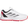 adidas Adizero ZG Spikeless Golf K White Lucid Red Kids Sneakers Cloud-White Core-Black IH9887