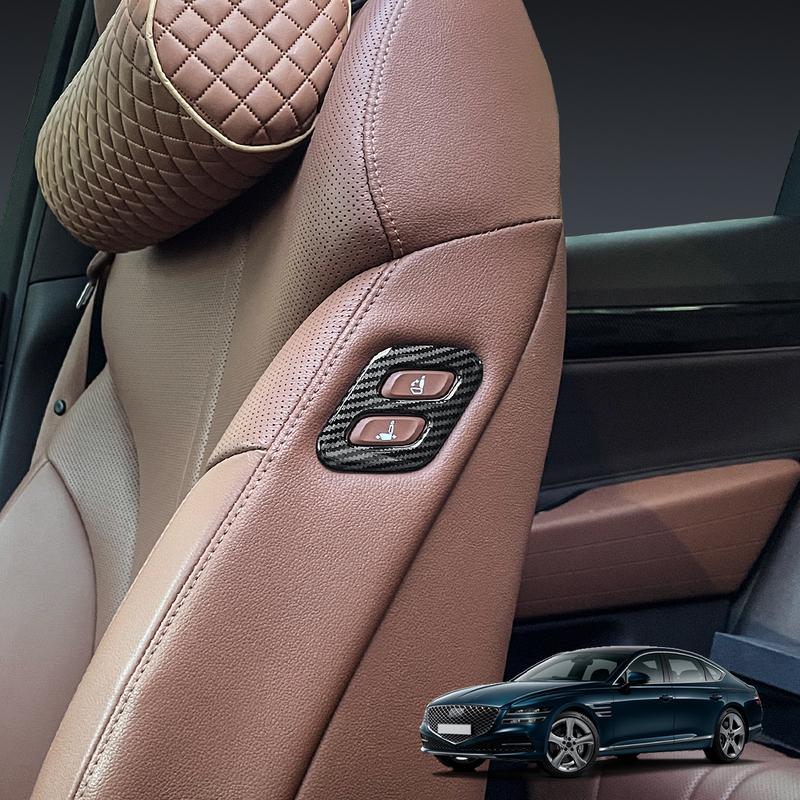For Genesis G80 RG3 -2025 GV70 2026 Passenger Seat Adjustment Button Side Control Panel Cover Trim Accessories LHD