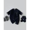 Baby Autumn and Winter Clothing 2026 New Style Children's Clothing Korean Style Plush Jumpsuit Infant Autumn and Winter Jumpsuit