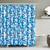 Blue Birds Shower Curtain Nature Birds Pattern Bathroom Decor Set Waterproof Fabric Liner Vintage Farmhouse Style Home Textile