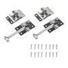 Stainless Steel RVs Door Holder Latches Catch for Trailer,Camper,Cargo,Truck 4" 6'' Door Catch Latches T-Style Holder