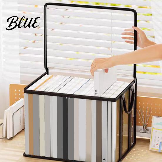 Stationery Storage Bag Clothes Bag Transparent Large Capacity Book Organizer with Zipper And Handle Design Portable for Home Dormitory Visible