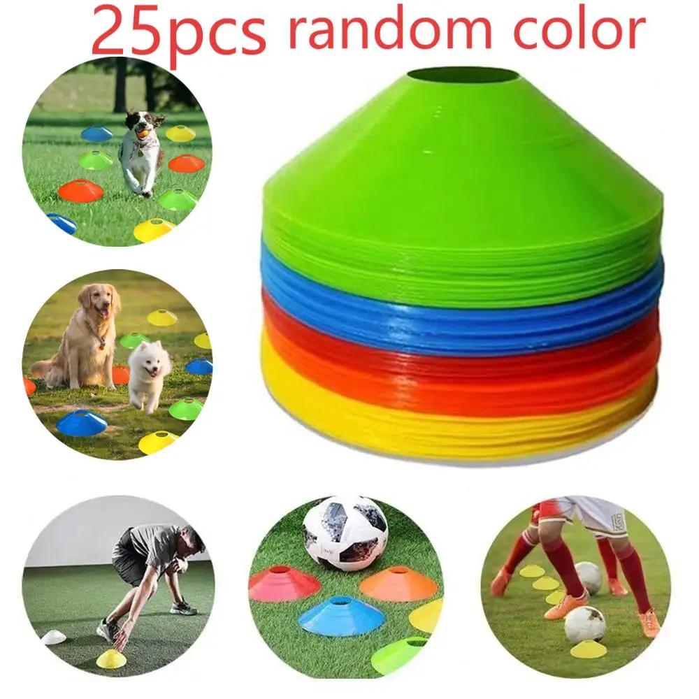 10/20/30 pezzi Segnaletica per Allenamento Calcio Piatto Resistente alla Pressione Coni Dischi Segnaposto Secchio Esterno Pallacanestro Calcio Allenamento Sport