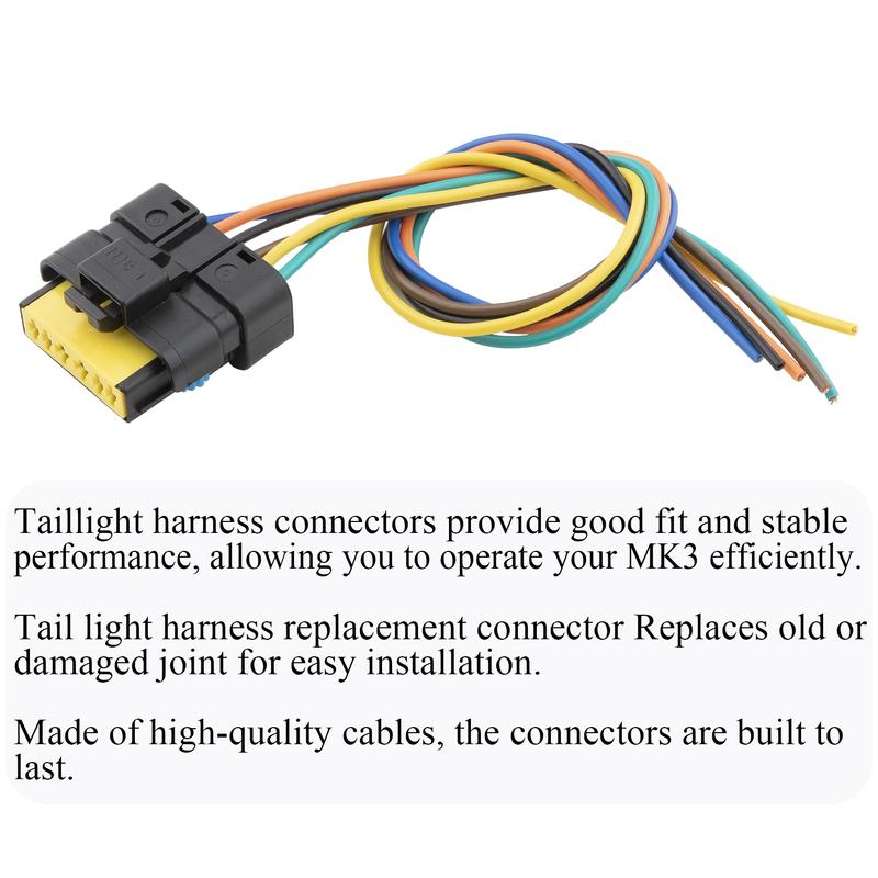11" 6 Pin Rear Tail Light Circuit Board Cable Harness Rear Fit For Renault MK3 CLIO 3