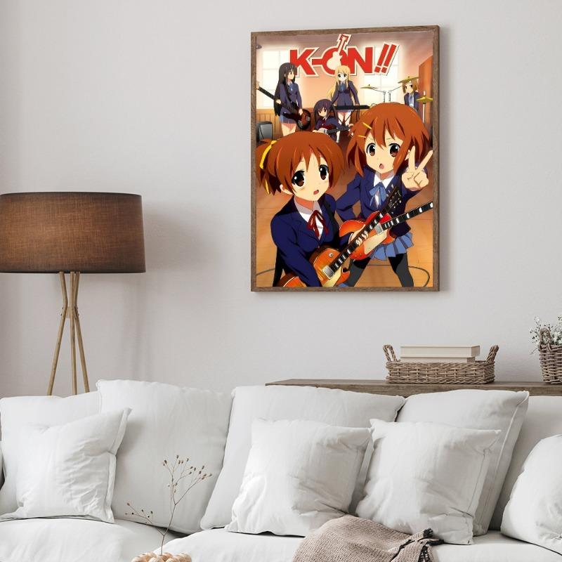 K-On! Classic Anime Poster Waterproof Paper Sticker Coffee House Bar Room Wall Decor