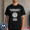 Ramones Sire Tee 50th Anniversary Merch Black Short T-Shirt