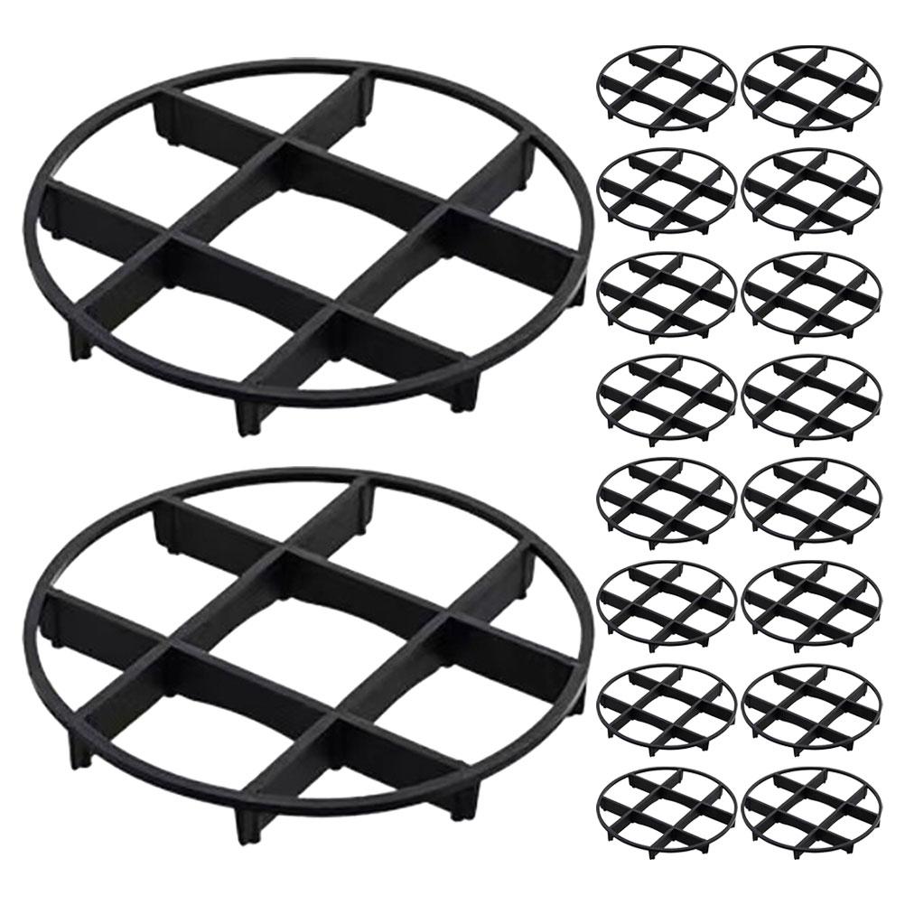 50 Pcs Anti Root Rot Tray Plant Risers Elevated Base Planter Stand Pot Holder Bonsai Pad Flower Pots Planters Garden Supplies