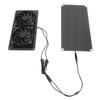 Solar Powered Exhaust Fan 10W 18V ABS Windproof Rainproof Solar Panel Dual Fan Ventilator Kit for Pe