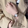 Cardamom Niche Color Fritillary Watch Female Style Student Simple Temperament Drill Surface Round Small Dial