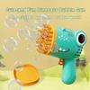 40 Hole Dinosaur Bubble Handheld Bubble Machine, Electric Bubble Gun Outdoor Wedding Party Toy