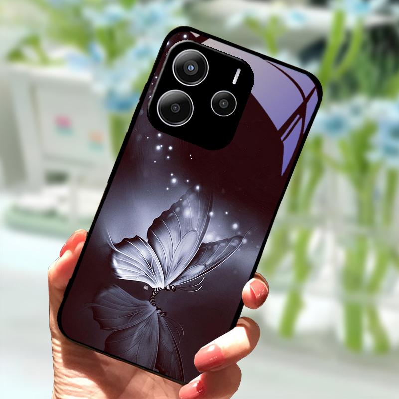 Coque For Redmi Note14 Glass Case 14 Pro 4G 5G New Popular Tempered Glass  Phone Cover For Redmi Note 14 Pro+ 5G Protector Cases