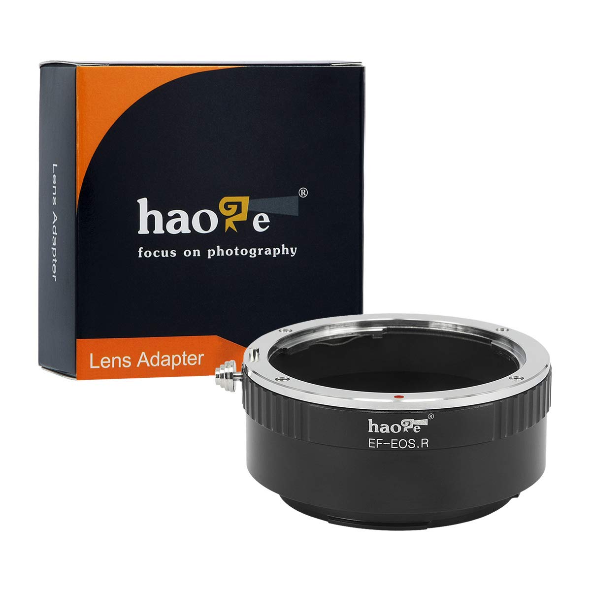 

Haoge Manual Lens Mount Adapter for Canon EOS and Lenses to Canon RF Mount Including the Canon EOS R EF, EFS, EF-S Cameras,
