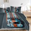 Car Bedding 3 Piece Set HD Print Duvet Cover Pillowcases for Teens Adult Bedroom Decoration Christmas Gift