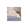 Kumori Duvet Cover, King Size, Washed, Moisture-Wicking, Quick-Drying, Gentle on Skin, Soft Peach