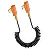 USB4 Type C Spring Coiled Cable Cord 240W Power Delivery Support 40Gbps Data Transmission Speed 8K 60Hz Resolution
