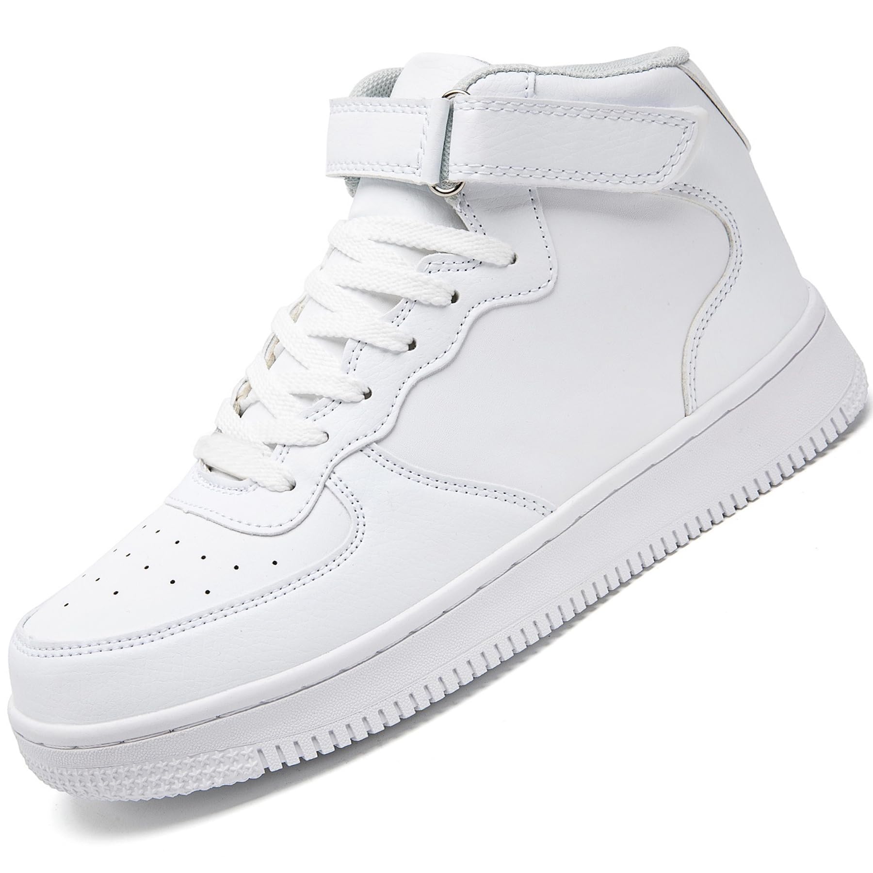 

Beita Sports Белые кроссовки для мужчин и удобная повседневная обувь из ПУ, идеально подходящая для стояния и размера 24 см, высокие женские, кожаные, водоотталкивающие,