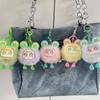 Fluffy Pompon Doll Keychain – Cute Backpack Pendant for Girls