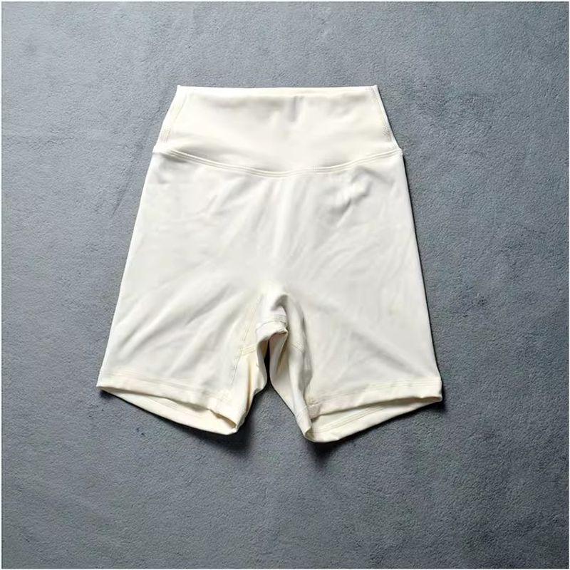 

Sports Underwear Women Adjustable Thin Drawstring Shockproof Vest Bra Yoga Sexy Temperament Pilates Training Fitness Bra Creamy-white (shorts size small) M