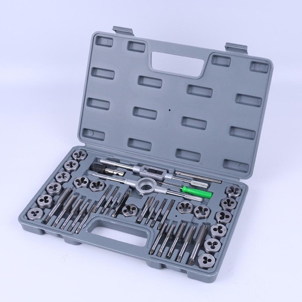 40pcs Metric Tap And Die Set Alloy Steel Threading Tool Kit New Hand Tapping Tools