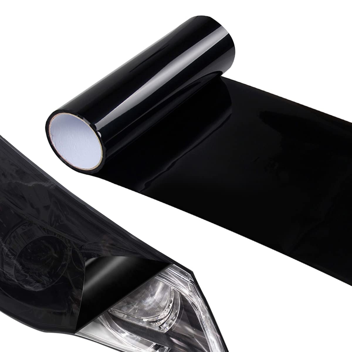 

Защитная пленка для фар Samco, 11,8 x 47,2 дюйма (30 x 120 см), Пленка для задних фонарей, 30*120cm чёрный