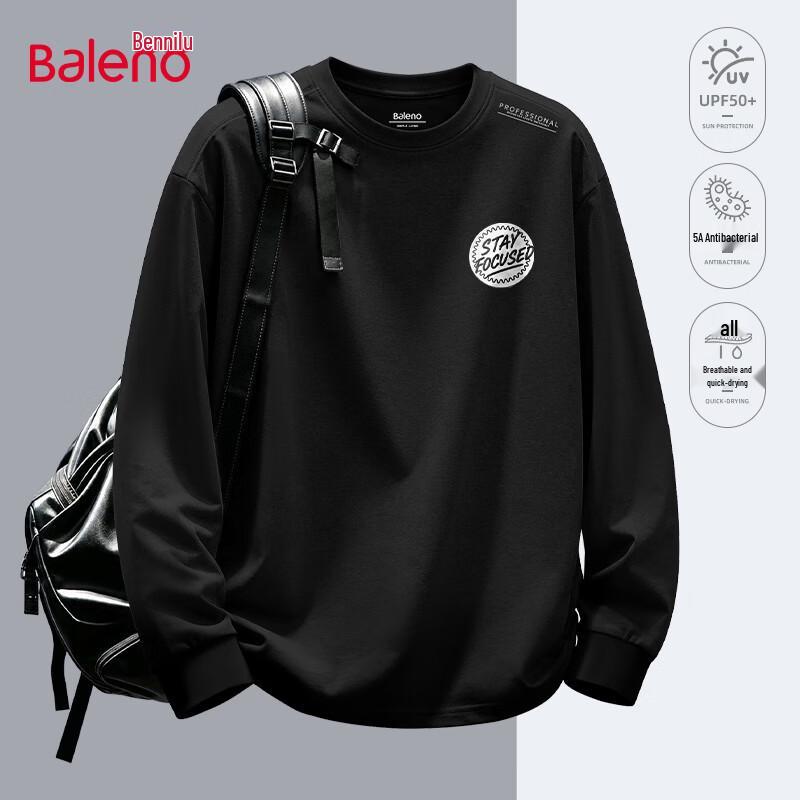 Baleno Men's Antimicrobial Quick-Dry Long Sleeve Athletic T-Shirt