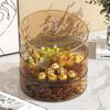 Large Capacity Food Storage Tray Multi-Grid Snack Storage Box Dried Fruit Snack Bowl  Nuts