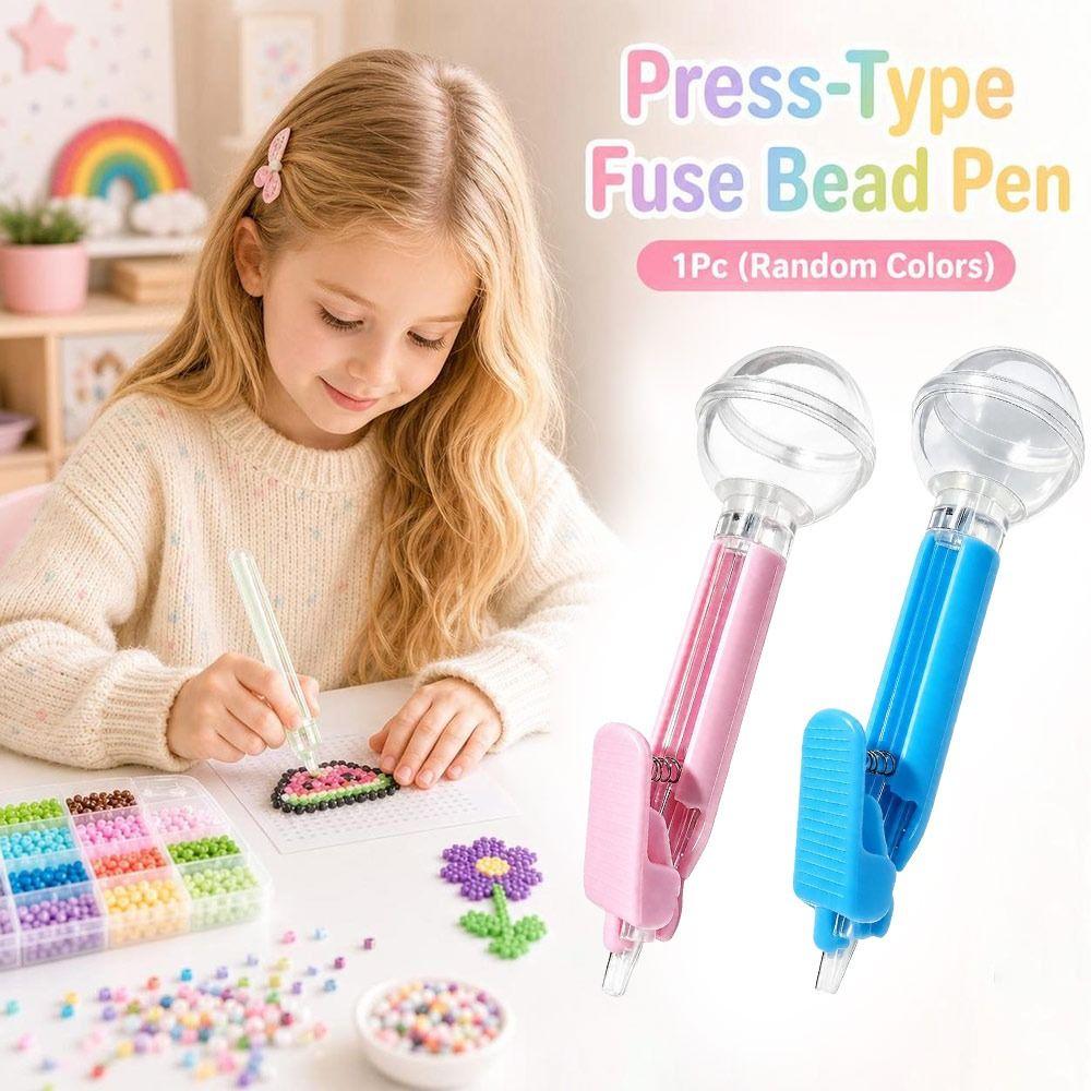 2.6mm Tip Bead Placement Pen Professional Grip Automatic Press Beads Pen DIY Crafts Projects