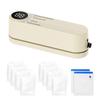 Mini Wireless Vacuum Sealer Portable Handheld 60kpa Strong Suction Fast Seal USB Rechargeable Food Sealing Machine