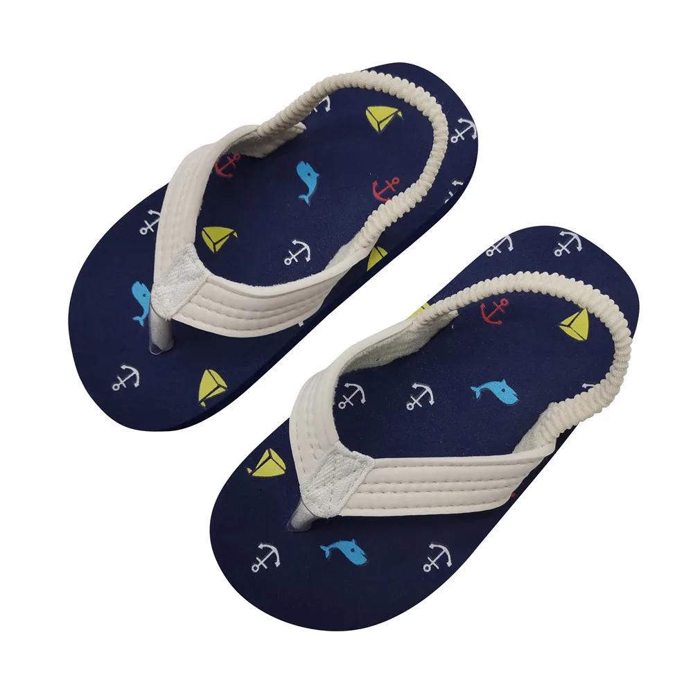 Kinder Flip-Flops Schuhe Cartoon Sommer EVA Weiche Sohle Indoor Baden Anti-Rutsch Mädchen und Jungen Sandalen Strand und Pool Hausschuhe