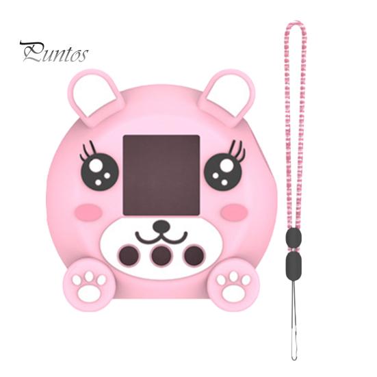 

Силиконовый чехол для интерактивной цифровой игрушки, ударопрочный, ударопрочный, простой в установке чехол для интерактивной цифровой игрушки для Punirunes розовый