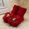 Baby Kids Girls Comfortable Floral Cute Cotton Sock Slippers Warm  Socks