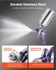3-Piece Air Spray Gun Kit, Professional Auto Paint Spray Gun Set with 3 Nozzles (1/1.4/1.8mm), 3 Cups & Air Regulator, Gravity Feed Automotive Paint