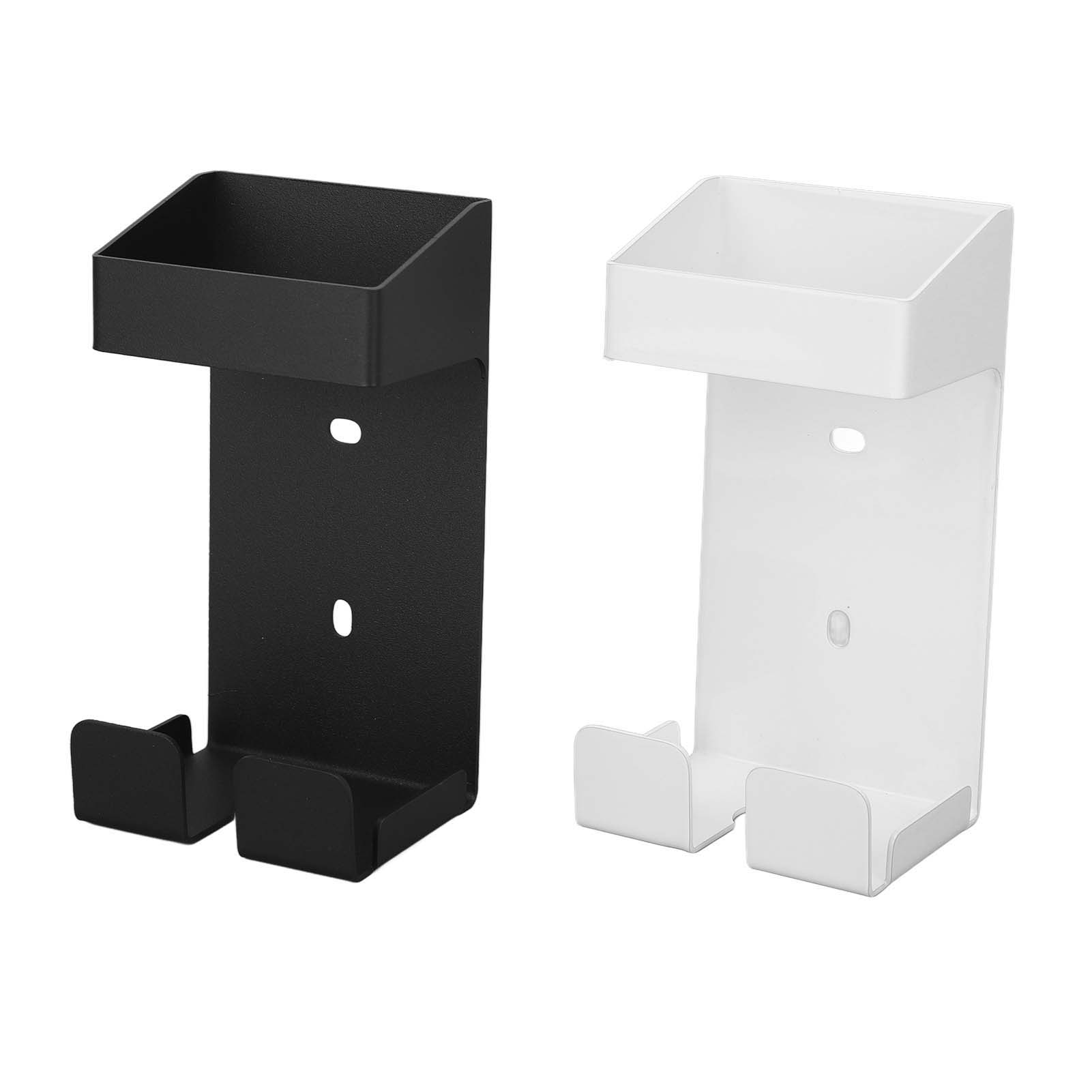 

2 шт. держатель для завивки волос в ванной комнате настенный из нержавеющей стали стойка для хранения щипцов для завивки волос черный белый