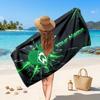 Werder Bremen FC Benutzerdefiniertes Strandtuch, Personalisierter Namens-Textdruck, Fußballlogo Weiches Schnelltrocknendes Handtuch Urlaubsgeschenk