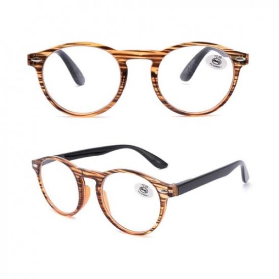 Vintage Reading Glasses Spring Hinges Round Retro Men Women Readers +1.0~3.5 NEW