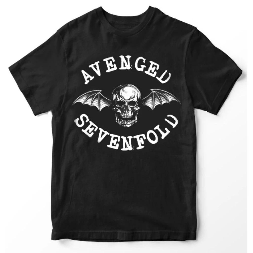 

Avenged SEVENFOLD Основаны в 1999 году Футболка группы A7X Метал-футболка Мужская и женская Повседневная удобная футболка с принтом#Цвет(4) XXXXXL чёрный