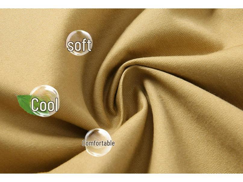 Pánské ležérní letní šortky z čisté bavlny pro táty a dědečky středního věku