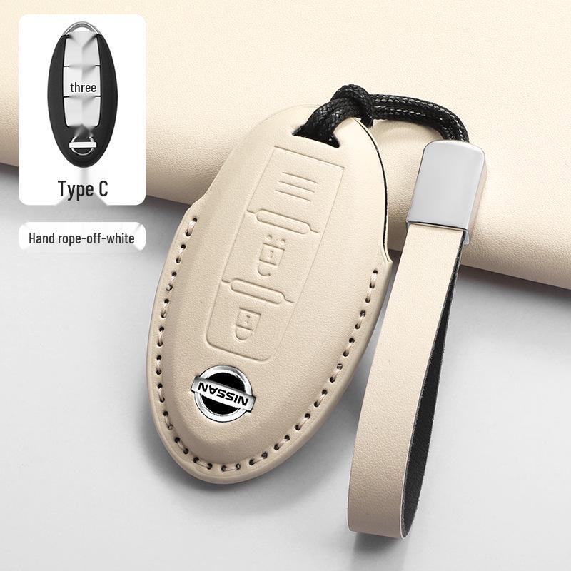 Pinke Schlüsselhülle für Nissan Patrol Y62 5-Tasten Smart-Schlüssel (2018-2019)