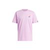 T Shirts Men's Pink Crew Neck Moderate Straight Fit IN7443