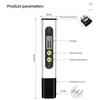 Digital PH Meter & TDS Meter Water Quality Tester 0-14 PH 0-9990 PPM TDS & EC LCD Water Purity Tester for Aquarium Filter